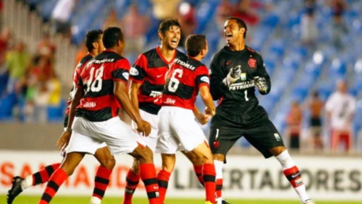 Goalkeeper Bruno at Flamengo /Reproduction